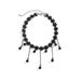 Jewelry Lolita Lace Collar Choker Black Gothic Feng Shui Drip Tassel Necklace_ipsvogv.com