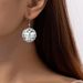 1 Pair Of Laser Ball Earrings Made Of Acrylic Material For Exquisite Banquets, Parties And Festivals_ipsvogv.com
