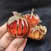 Hot selling Halloween creative festival diamond studded painted orange red pumpkin brooch_ipsvogv.com