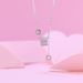 S Pure Silver Small Waist Diamod Ecklace For Wome, Light Luxury, Iche, High-ed Pedat, Fashioable Collarboe_ipsvogv.com