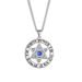 Angel Devil's Eye Stainless steel pendant Blue Diamond Lucky Hexagram star Titanium steel men's necklace_ipsvogv.com