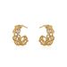 Women's Jewelry Retro Winding Zircon Hoop Earrings Light Luxury High End Design Fashion Temperament Earrings Autumn And Winter Earrings_ipsvogv.com