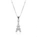 Iron Tower Necklace Pendant Female New Style Trendy Temperament Sweet Paris Iron Tower Clavicle Necklace Female Necklace Inlaid With Diamond CZ_ipsvogv.com