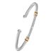 Open Bangle Fashionable And Versatile Trendy Ladies Inlaid Diamond Titanium Steel Wire Rope Bracelet_ipsvogv.com