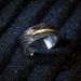 Chiba Handmade Thai Silver "Meteor" Ring For Men's Starry Sky Series Gifts To Boyfriends Trend_ipsvogv.com