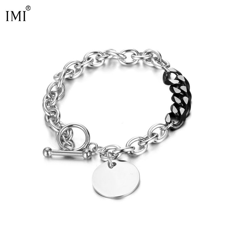 IMI Trendy Personality Hip-Hop Titanium Steel Bracelet Men Cold Style Punk Chain Jewelry Accessories YL228_ipsvogv.com