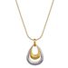 Full Body 【 Titanium Steel 】 Double Layer Water Droplet Personality Extremely Simple Wind Furnace, Real Gold Necklace 【 】 Furnace,_ipsvogv.com