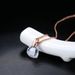 Unisex hot selling jewelry simple transparent love necklace zircon inlaid rose gold electroplated jewelry_ipsvogv.com