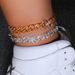 Accessories Fashion Inlaid Cuban Anklet hiphop Hip Hop Diamond Butterfly Anklet_ipsvogv.com