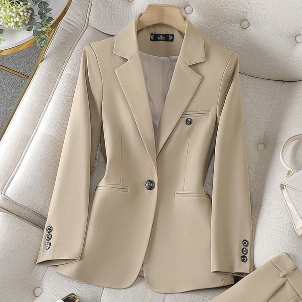 Women's Clothing long sleeved professional suits and trousers formal suits for interview sales work clothes _ipsvogv.com