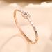 Beimu Zirconia Titanium Steel Light Luxury Fashion Ins Minimally Small And Unique Non Fading Bracelet Hand Accessories_ipsvogv.com