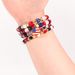 Handmade Patriotic Bracelet Set With 8mm Round Flag Pendants - Natural Stone Beaded Jewelry For Men And Women Independence Day Bracelet Bracelet Set_ipsvogv.com