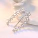 Personality fashion silver ear accessories four claws seven star zircon accessories French ear clip earrings_ipsvogv.com