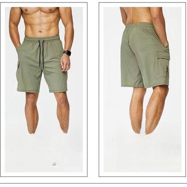 Men's Clothing Casual Workwear Sports Shorts Men's Thin Quick-Drying Running Training Fitness Loose Shorts_ipsvogv.com