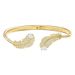 Gold And Silver Feather Bracelets For Women Elements Crystal Bracelets For Women_ipsvogv.com