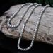 European And American Hip-hop Men's Single-row Alloy Rhinestone Tennis Necklace, Popular Jewelry_ipsvogv.com
