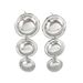 Geometric Fashion OL American Earrings Female Personality Circle Double layer Design Versatile Earnail Style High end_ipsvogv.com