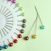 New Simple Pearl Long Pin Muslim Scarf Buckle Silk Scarf Buckle Pin Multi Color_ipsvogv.com
