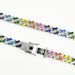 Unisex Popular 10mm Diamond Rainbow Full Diamond Alloy Men's Necklace High End Hip Hop Cuban Chain_ipsvogv.com