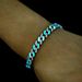 Men's Jewelry 8MM Cuban Link Bracelet With Full Diamond & Glow In The Dark, Hip Hop Chain For Men & Women, Unisex Streetwear Accessory_ipsvogv.com