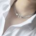 Women’s Jewelry Set Fashion Sterling Silver Chain Belt Buckle Necklace Female Retro Clavicle Korean Version Ins Cold Style Simple Fashion Personality_ipsvogv.com