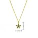 Fashionable And Light Luxury Hollow Five Pointed Star Necklace Niche High End Micro Inlaid Rotatable Snowflake Clavicle Necklace Pendant_ipsvogv.com