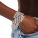 Fashion Rhinestone Belt Buckle Bracelet Multi-row Hip Hop Full Diamond Bracelet Women's Hot Selling Jewelry Bracelet_ipsvogv.com