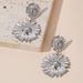 Middle Ancient vintage Western Retro Sunflower Sunflower Elegant Retro Earrings Plated with Real Gold Elegant Jewelry_ipsvogv.com