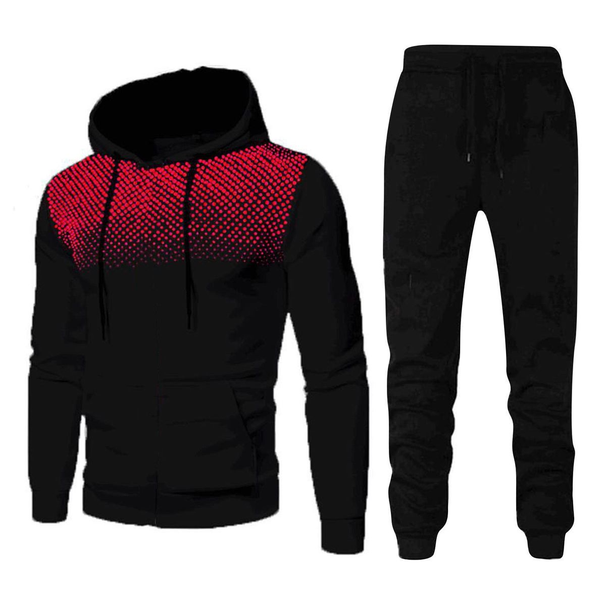 Men's Clothing sweatshirt trousers sports fitness men's sweatshirt sweatpants suit_ipsvogv.com