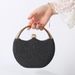 Retro Pink Handheld Banquet Bag Fashion Arc Banquet Bag Wedding Gift Bag Party Nail Bead Bag Evening Dress Bag_ipsvogv.com