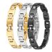 Men's And Women's Jewelry Fashionable Light Luxury Pyramid Diamond Stainless Steel Magnet Bracelet_ipsvogv.com