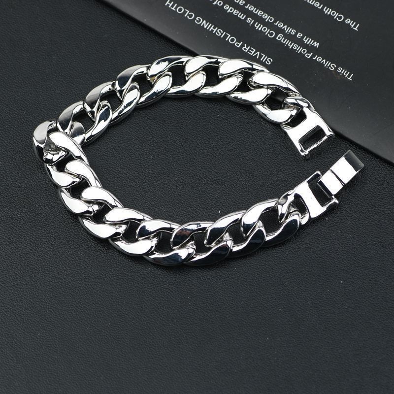Jackson Wang Cuban For Women Summer INS Style Light Luxury Niche Design Men's Trendy Bangle Bracelet Accessories_ipsvogv.com