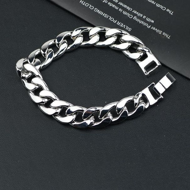 Jackson Wang Cuban For Women Summer INS Style Light Luxury Niche Design Men's Trendy Bangle Bracelet Accessories_ipsvogv.com