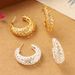 Ins Love Earrings Hollow Fashion New Versatile Temperament High Grade Earrings Female C Shaped Temperament Niche Personality Earrings_ipsvogv.com