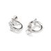 Women's Jewelry Classic Hip Hop Simple Earrings Personality Black Spiral Buckle Cross Earrings 5A Zircon Ear Jewelry_ipsvogv.com