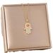 Necklace, Female Internet Celebrity, Heart-shaped Palm, Devil's Eye Pendant, Fashionable Temperament, Micro Inlaid_ipsvogv.com