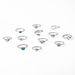 New Combination Ring Personalized Starfish Eye Moon Arrow Opening 12 Piece Set_ipsvogv.com