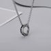 New double ring bamboo pendant trend necklace high end men's niche sweater chain clavicle chain national trend ins style_ipsvogv.com