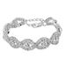 Silver shawl with diamonds and shiny evening bag full diamond tassel bracelet earrings necklace women's suit_ipsvogv.com