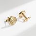 Dai Li Vintage Tie Clip Cufflinks Set French Gold Plated Copper Cufflinks Banquet Suit Shirt Tie Clip Accessories_ipsvogv.com