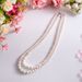 Double Layered Glass Pearl Necklace, Women's Short Collarbone Sweater Neck Chain, Temperament Qipao Decoration Collar_ipsvogv.com