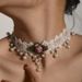 Women's New White Lace Necklace Creative Hot Selling Item_ipsvogv.com