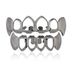 Unisex Hip Hop Braces Accessories Trendy Masquerade Hollow Fangs Gold Teeth Hip Hop Halloween Braces_ipsvogv.com