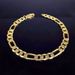 Jewelry 8mm Side Gold Room One Figaro Men's Necklace Jewelry_ipsvogv.com