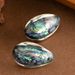 Fashionable Temperament, Colorful Natural Abalone Shell, Women's Light Luxury Fashion OL High-end Silver Needle_ipsvogv.com