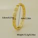 Luxury And Fashionable Ladies Can Open Bracelets, Bamboo Flower Designs, Gold-plated Ladies' Fashion Jewelry_ipsvogv.com