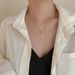 Simple Love Titanium Steel Necklace Female Niche Design Sense Gold Clavicle Chain New Product Necklace Accessories Pendant_ipsvogv.com