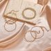 New Handicrafts Fashionable And Minimalist Size Ball Gold 5-piece Set Bracelet_ipsvogv.com