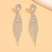 Women’s Jewelry Set Fashion Brand New Jewelry Exaggerated Temperament Tassel Rhinestone Earrings Water Drop Diamond Niche Cold Style Earrings_ipsvogv.com