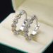 Cao Shi's New Hot Selling Small Item, Fashionable Simple Daisy Dual Color Women's And Earrings_ipsvogv.com